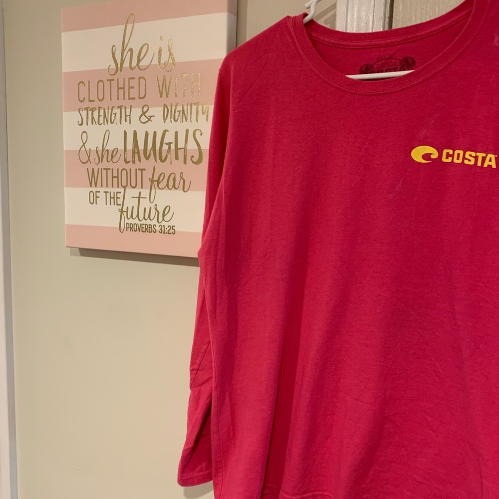 Hot Pink Costa Long Sleeve